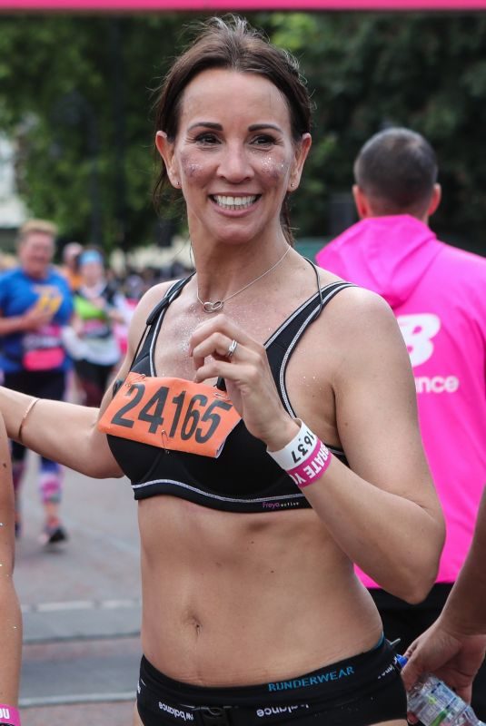 ANDREA MCLEAN at Vitality 10K Run in London 05/27/2019