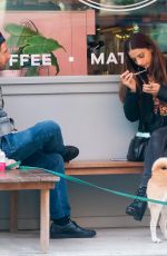 ANGELA SARAFYAN and Jake Hoffman at Cha Cha Matcha in New York 05/01/2019