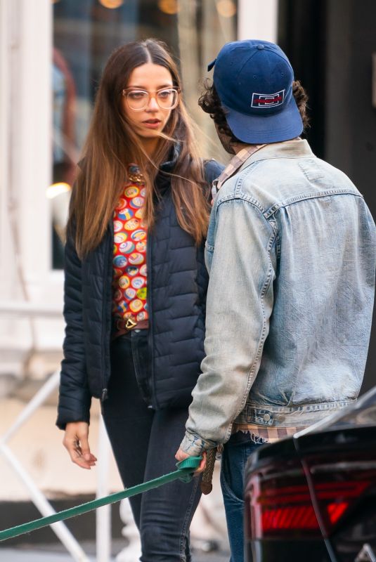 ANGELA SARAFYAN and Jake Hoffman at Cha Cha Matcha in New York 05/01/2019