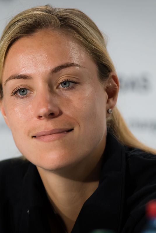 ANGELIQUE KERBER at Press Conference at Roland Garros French Open Tournament in Paris 05/24/2019