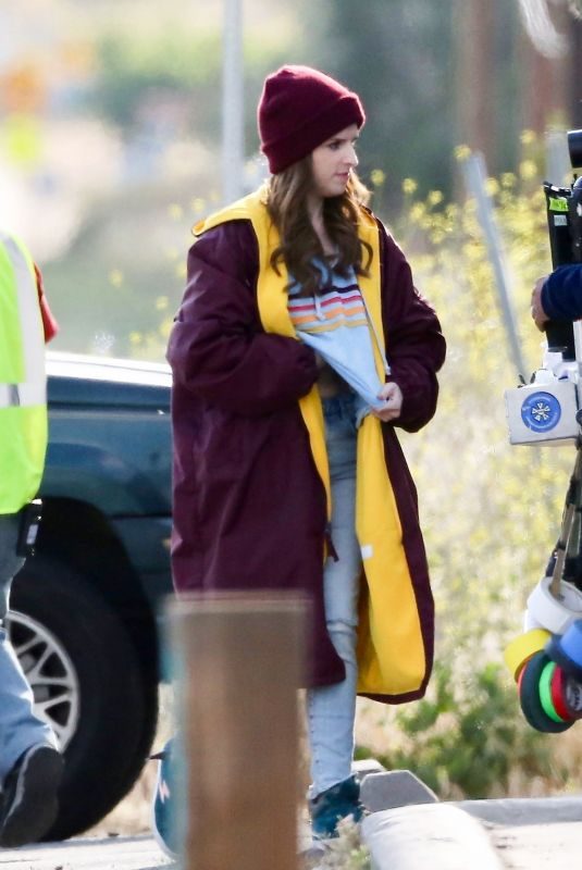 ANNA KENDRICK on the Set of Dummy in Los Angeles 05/21/2019
