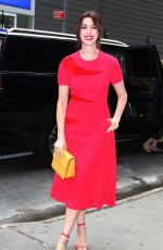 ANNE HATHAWAY Arrives at Good Morning America in New York 05/07/2019
