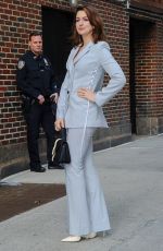 ANNE HATHAWAY Arrives at Late Show with Stephen Colbert in New York 05/07/2019