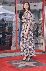 ANNE HATHAWAY Honored with a Star on the Hollywood Walk of Fame 05/09/2019
