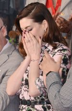 ANNE HATHAWAY Honored with a Star on the Hollywood Walk of Fame 05/09/2019