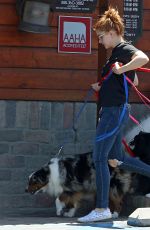 ARIEL WINTER Out with Her Dogs in Sherman Oaks 05/30/2019