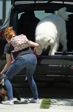 ARIEL WINTER Out with Her Dogs in Sherman Oaks 05/30/2019
