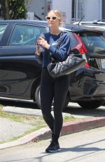 ASHLEE SIMPSON Arrives at a Gym in Los Angeles 05/30/2019