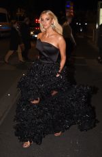 ASHLEE SIMPSON Arrives at Majestic Beach Party in Cannes 05/17/2019