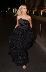 ASHLEE SIMPSON Arrives at Majestic Beach Party in Cannes 05/17/2019