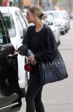 ASHLEE SIMPSON Leaves a Gym in Los Angeles 05/02/2019