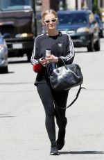 ASHLEE SIMPSON Leaves a Gym in Los Angeles 05/22/2019