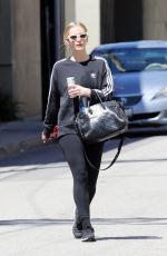 ASHLEE SIMPSON Leaves a Gym in Los Angeles 05/22/2019