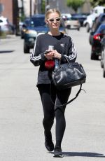 ASHLEE SIMPSON Leaves a Gym in Los Angeles 05/22/2019