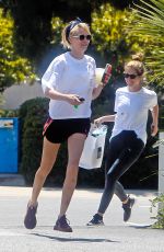 ASHLEY BENSON and CARA DELEVINGNE Out Hiking in Los Angeles 05/29/2019