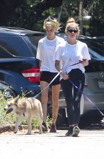 ASHLEY BENSON and CARA DELEVINGNE Out Hiking in Los Angeles 05/29/2019