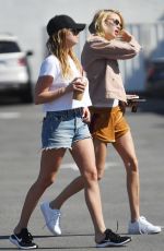 ASHLEY BENSON and CARA DELEVINGNE Out Shopping in Hollywood 05/28/2019