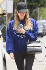 ASHLEY BENSON Leaves a Gym in Los Angeles 05/10/2019