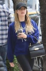 ASHLEY BENSON Leaves a Gym in Los Angeles 05/10/2019