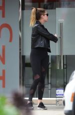 ASHLEY BENSON Leaves a Gym in Studio City 05/15/2019