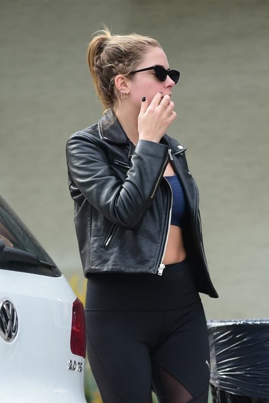 ASHLEY BENSON Leaves a Gym in Studio City 05/15/2019