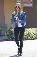 ASHLEY BENSON Out for Coffee in West Hollywood 05/30/2019