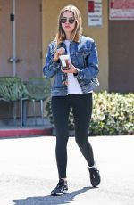 ASHLEY BENSON Out for Coffee in West Hollywood 05/30/2019