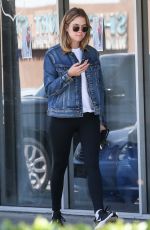 ASHLEY BENSON Out for Coffee in West Hollywood 05/30/2019