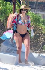 ASHLEY GRAHAM in Bikini at a Beach in Tulum 05/11/2019