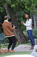 ASHLEY GREENE at a Park in Beverly Hills 05/07/2019