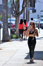 ASHLEY TISDALE Heading to a Gym in Los Angeles 05/29/2019