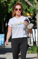 ASHLEY TISDALE Leaves Training Mate in Studio City 05/29/2019