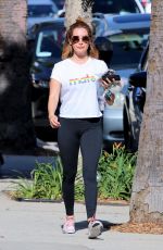 ASHLEY TISDALE Leaves Training Mate in Studio City 05/29/2019