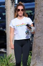 ASHLEY TISDALE Leaves Training Mate in Studio City 05/29/2019