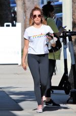 ASHLEY TISDALE Leaves Training Mate in Studio City 05/29/2019