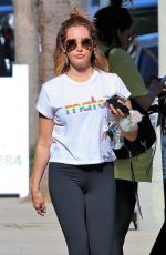 ASHLEY TISDALE Leaves Training Mate in Studio City 05/29/2019