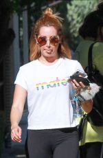 ASHLEY TISDALE Leaves Training Mate in Studio City 05/29/2019