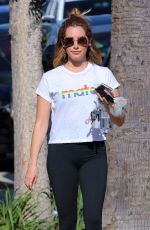 ASHLEY TISDALE Leaves Training Mate in Studio City 05/29/2019