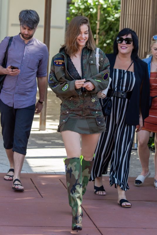 BARBARA PALVIN Leaves Her Hotel in Miami 05/10/2019