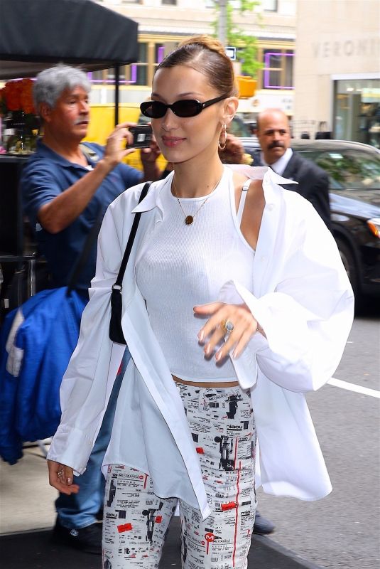 BELLA HADID Arrives at Mark Hotel in New York 05/04/2019
