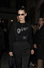 BELLA HADID at Christian Dior Party in London 05/29/2019