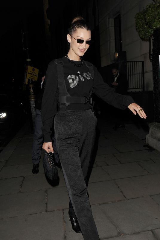 BELLA HADID at Christian Dior Party in London 05/29/2019