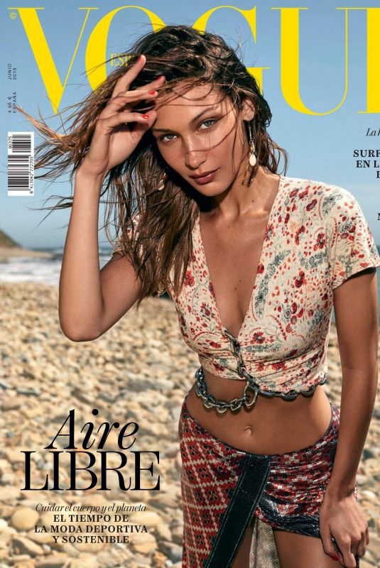 BELLA HADID in Vogue Magazine, Spain June 2019