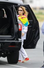BELLA HADID Lands in Los Angeles 05/07/2019