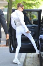 BELLA HADID Out in New York 05/06/2019
