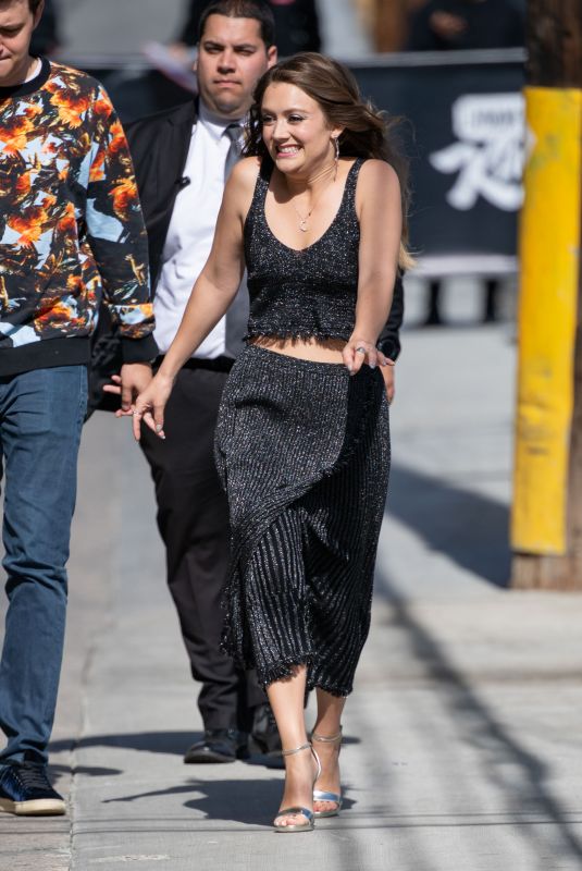 BILLIE LOURD Arrives at Jimmy Kimmel Live! 05/16/2019
