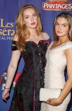BRIGHTON SHARBINO at Les Miserables Opening Night in Hollywood 05/09/2019
