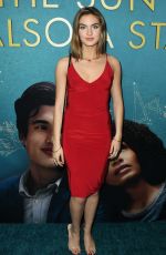 BRIGHTON SHARBINO at The Sun Is Also A Star Premiere in Los Angeles 05/13/2019