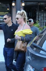BRITNEY SPEARS at Vincitore Italian Restaurant in Agoura Hills 05/27/2019