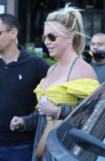 BRITNEY SPEARS at Vincitore Italian Restaurant in Agoura Hills 05/27/2019